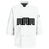 Eight Pearl Button Chef Coat with Thermometer Pocket Thumbnail