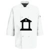 Eight Pearl Button Chef Coat with Thermometer Pocket Thumbnail