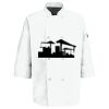 Eight Pearl Button Chef Coat with Thermometer Pocket Thumbnail