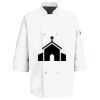 Eight Pearl Button Chef Coat with Thermometer Pocket Thumbnail
