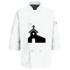Eight Pearl Button Chef Coat with Thermometer Pocket Thumbnail
