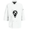 Eight Pearl Button Chef Coat with Thermometer Pocket Thumbnail