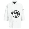 Eight Pearl Button Chef Coat with Thermometer Pocket Thumbnail