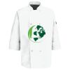 Eight Pearl Button Chef Coat with Thermometer Pocket Thumbnail
