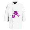 Eight Pearl Button Chef Coat with Thermometer Pocket Thumbnail