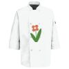 Eight Pearl Button Chef Coat with Thermometer Pocket Thumbnail