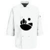 Eight Pearl Button Chef Coat with Thermometer Pocket Thumbnail