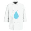 Eight Pearl Button Chef Coat with Thermometer Pocket Thumbnail