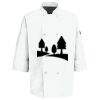 Eight Pearl Button Chef Coat with Thermometer Pocket Thumbnail