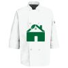 Eight Pearl Button Chef Coat with Thermometer Pocket Thumbnail