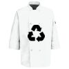 Eight Pearl Button Chef Coat with Thermometer Pocket Thumbnail