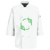 Eight Pearl Button Chef Coat with Thermometer Pocket Thumbnail