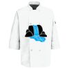 Eight Pearl Button Chef Coat with Thermometer Pocket Thumbnail