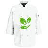Eight Pearl Button Chef Coat with Thermometer Pocket Thumbnail