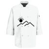 Eight Pearl Button Chef Coat with Thermometer Pocket Thumbnail