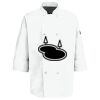 Eight Pearl Button Chef Coat with Thermometer Pocket Thumbnail