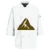 Eight Pearl Button Chef Coat with Thermometer Pocket Thumbnail