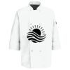 Eight Pearl Button Chef Coat with Thermometer Pocket Thumbnail
