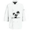 Eight Pearl Button Chef Coat with Thermometer Pocket Thumbnail