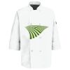 Eight Pearl Button Chef Coat with Thermometer Pocket Thumbnail