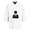Eight Pearl Button Chef Coat with Thermometer Pocket Thumbnail