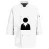Eight Pearl Button Chef Coat with Thermometer Pocket Thumbnail