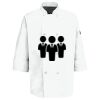 Eight Pearl Button Chef Coat with Thermometer Pocket Thumbnail