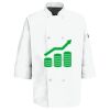 Eight Pearl Button Chef Coat with Thermometer Pocket Thumbnail