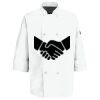 Eight Pearl Button Chef Coat with Thermometer Pocket Thumbnail