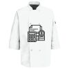 Eight Pearl Button Chef Coat with Thermometer Pocket Thumbnail