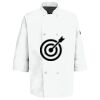 Eight Pearl Button Chef Coat with Thermometer Pocket Thumbnail