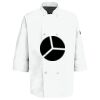 Eight Pearl Button Chef Coat with Thermometer Pocket Thumbnail