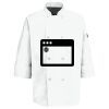 Eight Pearl Button Chef Coat with Thermometer Pocket Thumbnail