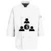 Eight Pearl Button Chef Coat with Thermometer Pocket Thumbnail