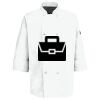 Eight Pearl Button Chef Coat with Thermometer Pocket Thumbnail