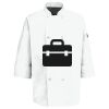 Eight Pearl Button Chef Coat with Thermometer Pocket Thumbnail