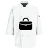 Eight Pearl Button Chef Coat with Thermometer Pocket Thumbnail