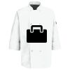 Eight Pearl Button Chef Coat with Thermometer Pocket Thumbnail