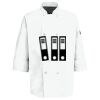 Eight Pearl Button Chef Coat with Thermometer Pocket Thumbnail