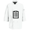Eight Pearl Button Chef Coat with Thermometer Pocket Thumbnail