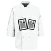 Eight Pearl Button Chef Coat with Thermometer Pocket Thumbnail