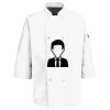 Eight Pearl Button Chef Coat with Thermometer Pocket Thumbnail