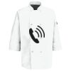 Eight Pearl Button Chef Coat with Thermometer Pocket Thumbnail