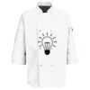 Eight Pearl Button Chef Coat with Thermometer Pocket Thumbnail