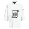 Eight Pearl Button Chef Coat with Thermometer Pocket Thumbnail