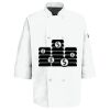 Eight Pearl Button Chef Coat with Thermometer Pocket Thumbnail