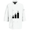 Eight Pearl Button Chef Coat with Thermometer Pocket Thumbnail