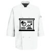 Eight Pearl Button Chef Coat with Thermometer Pocket Thumbnail