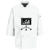 Eight Pearl Button Chef Coat with Thermometer Pocket Thumbnail