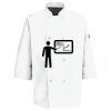Eight Pearl Button Chef Coat with Thermometer Pocket Thumbnail